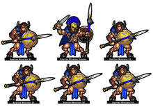 Load image into Gallery viewer, Spartan Minotaurs with Spear and Shield