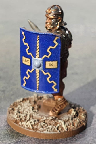 Roman Scutum Legion IX Blue Shields