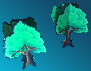 Four Deciduous Trees